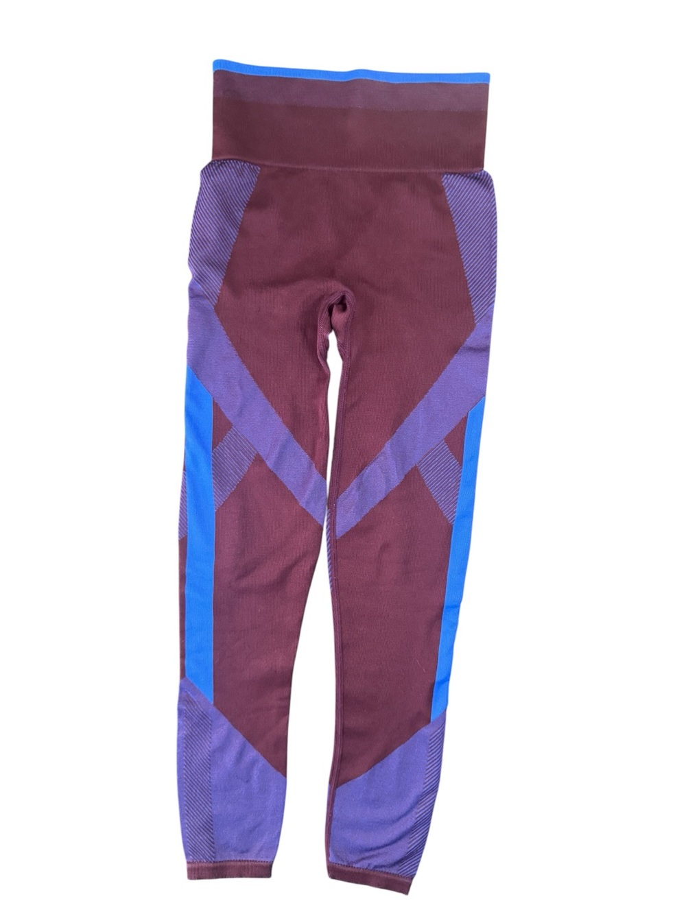 PINK Victoria's Secret Cool & Comfy Seamless Leggings Purple Blue Small